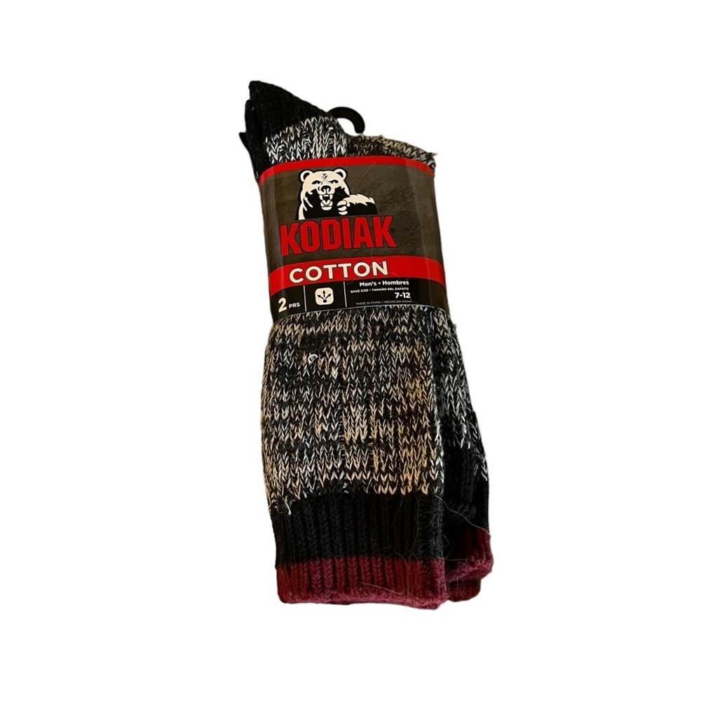 Kodiak Cotton Men's Boot Socks 2‎ Pair New